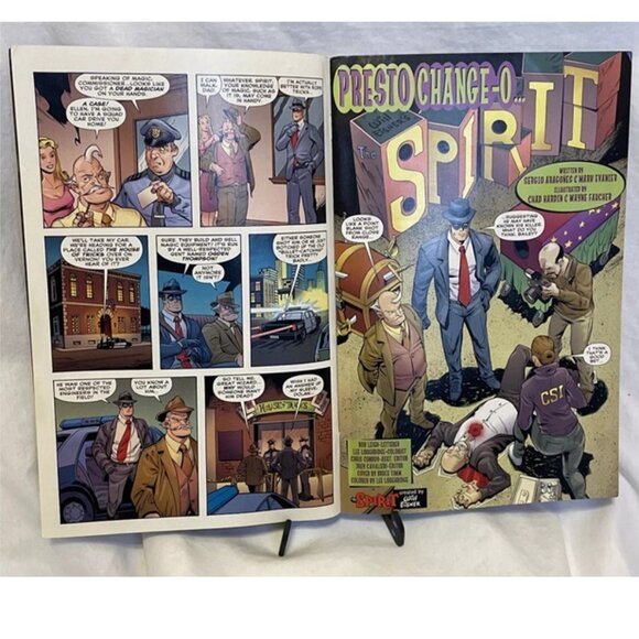 Spirit Vol 1 #22 Presto Change-O Bruce Timm Cover DC Comics 2008 Sergio Aragonés - Picture 3 of 14